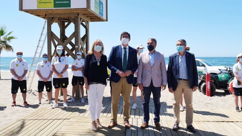 El Gobierno andaluz pone en marcha el Plan de Playas Seguras dotado con 34,5 millones