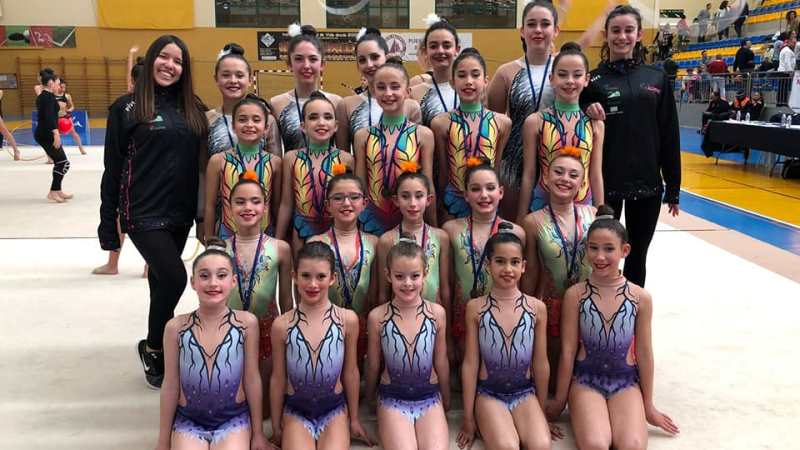 La gimnasia rítmica de Alhaurín de Torre sigue cosechando triunfos