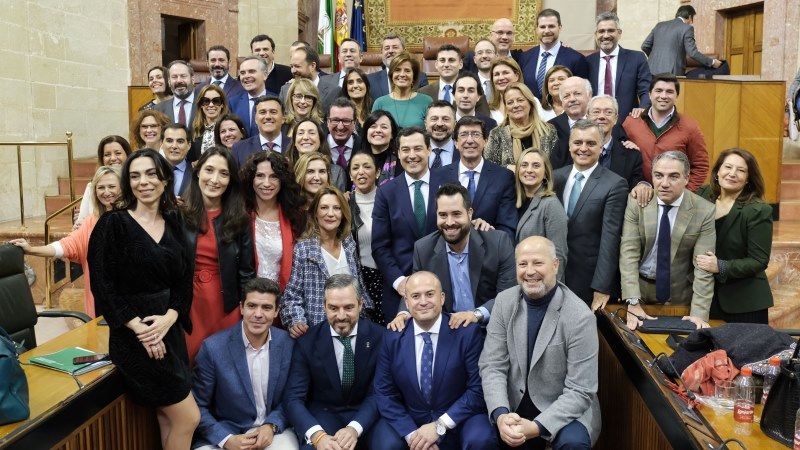 Moreno destaca que los Presupuestos de 2020 garantizan que Andalucía se mantenga en la senda de la creación de empleo y la estabilidad