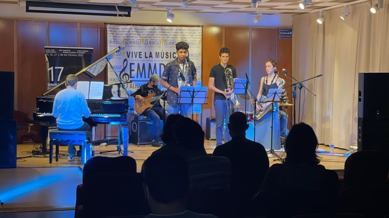 Celebrado el concierto de la Kids Jazz Band en la sede de la Escuela de Música