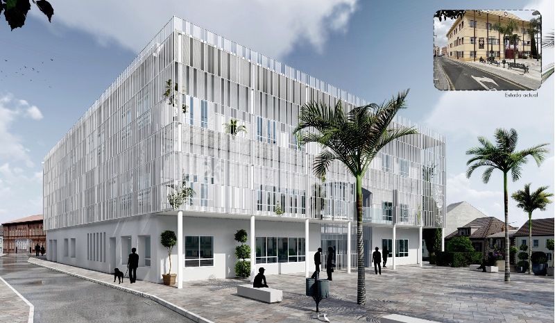 La rehabilitación del edificio del Ayuntamiento reducirá drásticamente el consumo energético