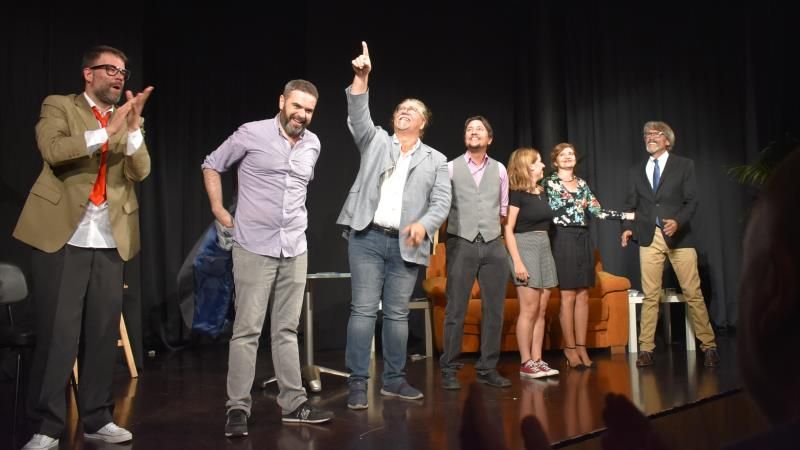 Nuevo éxito de 'La cena de los idiotas' en la función a beneficio de la Asociación Española contra el Cáncer