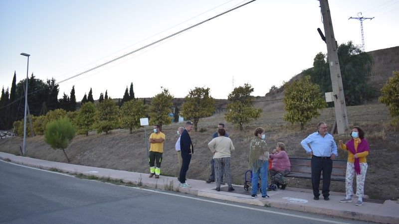 La zona de Lomas de Cantarranas-Mestanza estrena un nuevo alumbrado