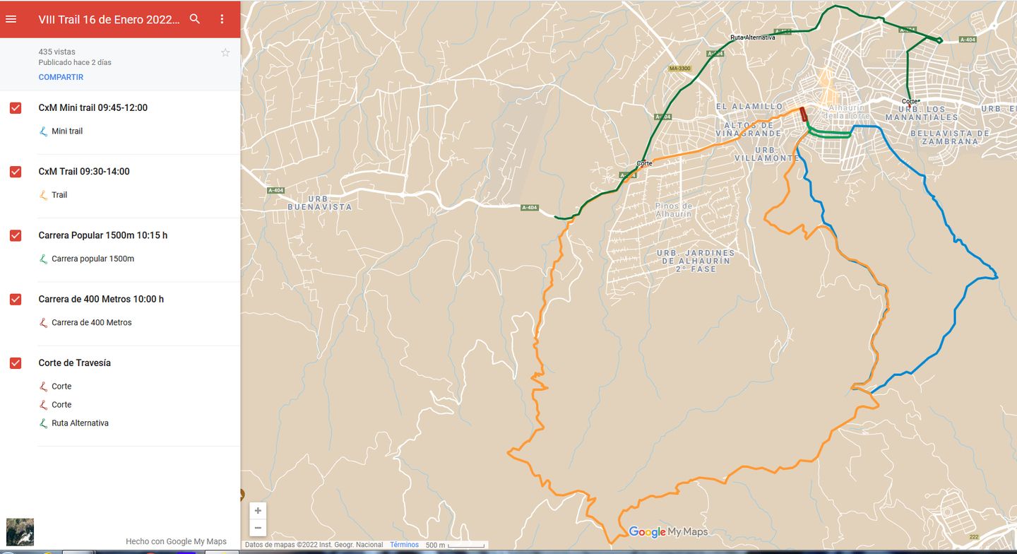Importantes cambios de tráfico en la mañana del domingo 16 debido a la Carrera por Montaña