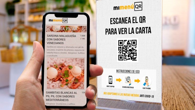 Llega al mercado Mi Menú QR, la tecnología al servicio de la hostelería