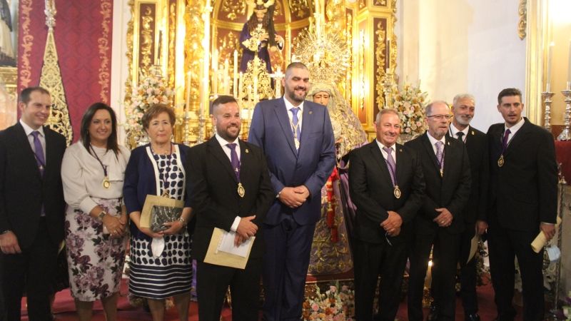Los Moraos celebraron la Onomástica de María Santísima de los Dolores en la iglesia de San Sebastián