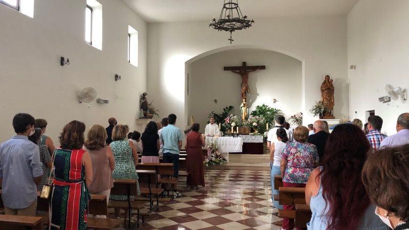 Celebrada la misa en honor a la Patrona de Santa Amalia