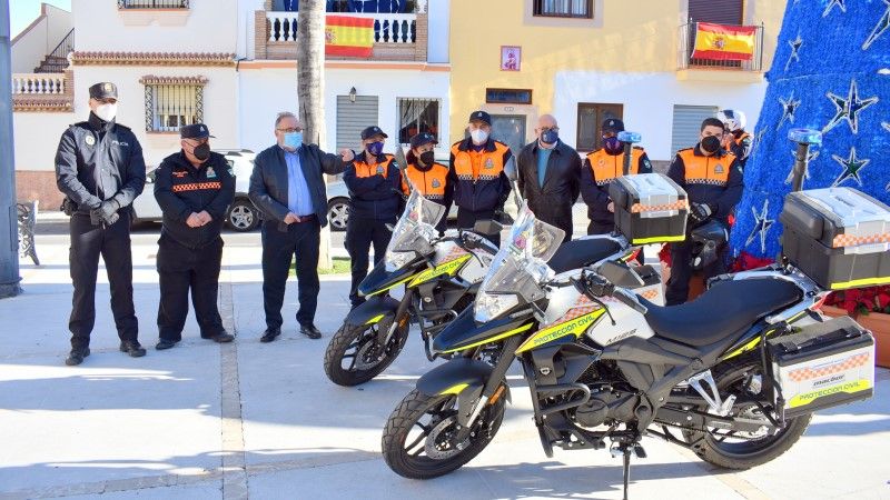 Protección Civil de Alhaurín de la Torre incorpora dos nuevas motocicletas