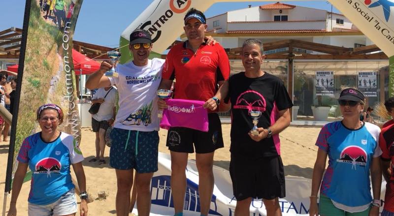 Excelente la participación de Nacho Ramírez del C.D. Alpino Jarapalos en la  Marcha Nórdica