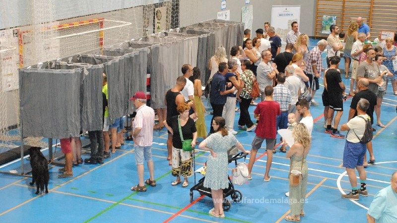 La participación protagonista en las primeras horas de la jornada electoral