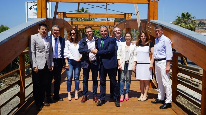 Una nueva actuación de la Senda Litoral une Torrox con Vélez-Málaga