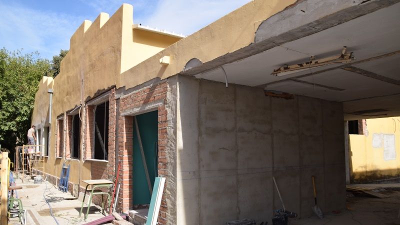 Recta final de las obras del edificio para albergar los ciclos formativos del IES Gerald Brenan