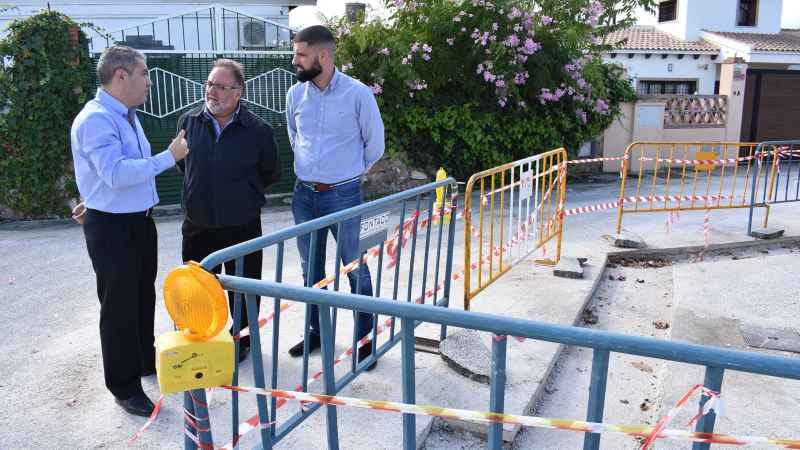 Una nueva tubería mejorará la evacuación de aguas pluviales en El Romeral