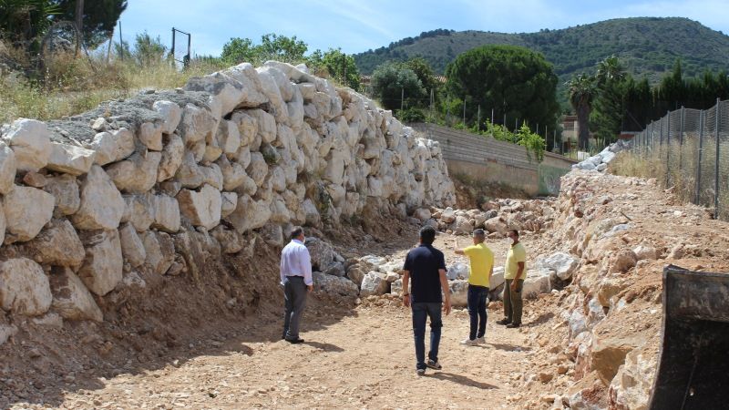La creación de un sistema de escolleras y diques evitará daños por lluvias en Pinos de Alhaurín