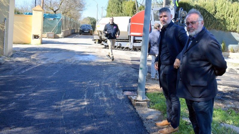 El Ayuntamiento invierte un millón de euros en otros dos planes de mejora de caminos y calles