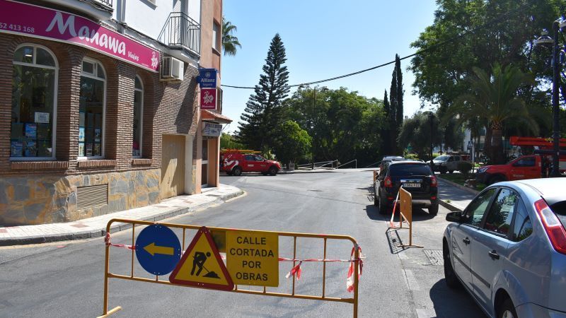 El Ayuntamiento inicia las obras del nuevo embovedado en la calle Mirador de Bellavista