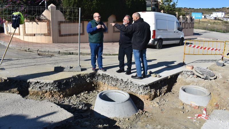 Avanzan los trabajos de Aqualauro para evitar inundaciones en Ermita del Cerro