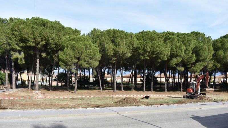 Comienzan las obras para habilitar un gran parque urbano en el pinar de Taralpe