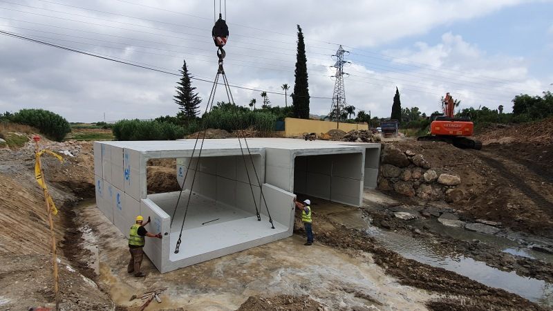 Las obras de los puentes de Zamorilla y de San Joaquín marchan a buen ritmo