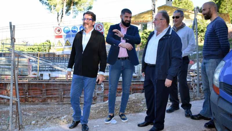 Aqualauro repara el forjado de un depósito de suministro de agua en Pinos de Alhaurín