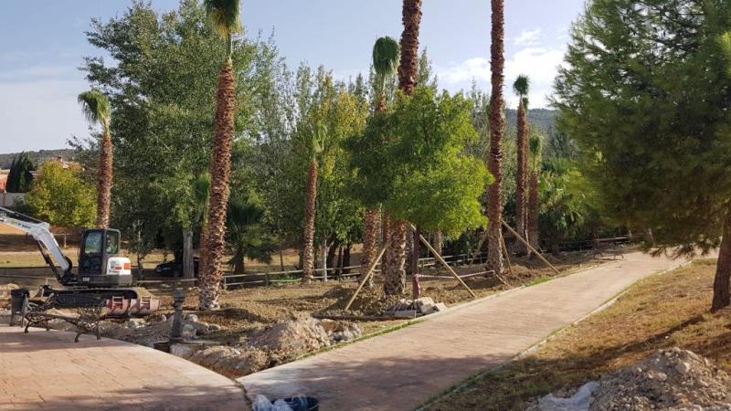 El Ayuntamiento inicia las mejoras en el parque de Retamar para convertirlo en un gran pulmón verde