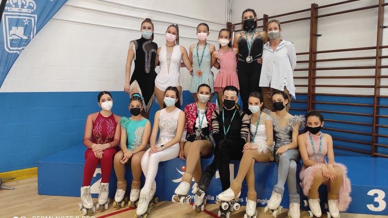 El Club de Patinaje Artístico de Alhaurín de la Torre consigue cuatro medallas en el Campeonato de Andalucía Solo Danza
