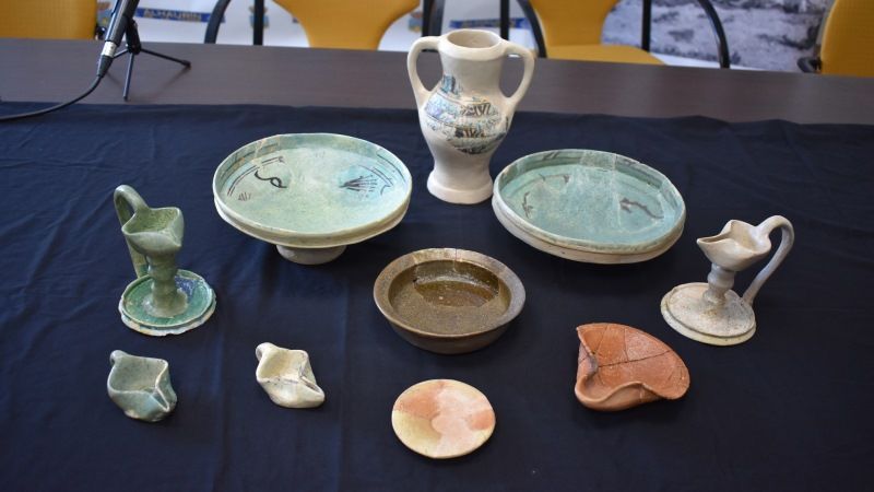 Restauradas las primeras piezas arqueológicas de la futura sala-museo de la Historia de Alhaurín