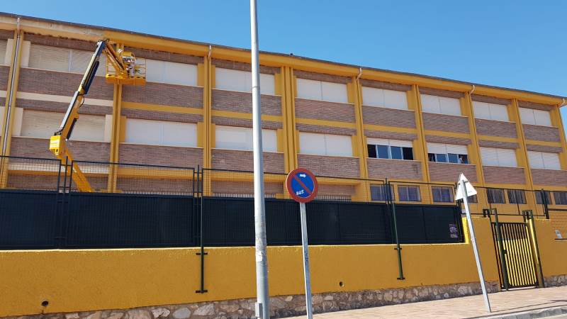 Avanzan las obras en los colegios de Alhaurín de la Torre de cara al inicio del curso 2018-2019