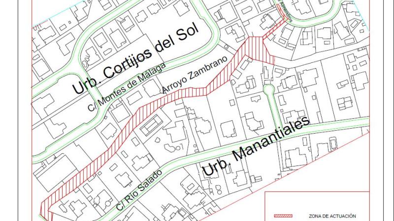 El jueves comenzarán obras de mejora del saneamiento entre Manantiales y Cortijos del Sol
