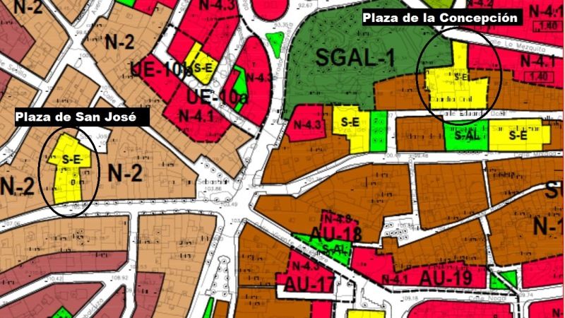 El Ayuntamiento aprueba el plan para crear dos grandes espacios públicos en pleno centro