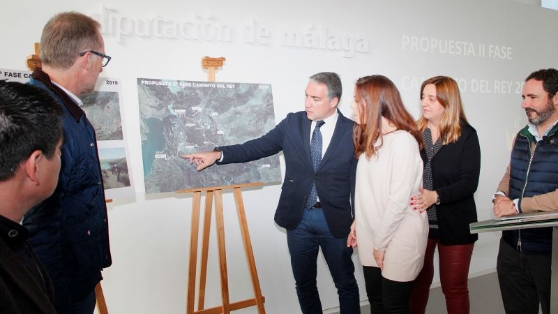 La Diputación proyecta la ampliación del Caminito del Rey con tres nuevos senderos