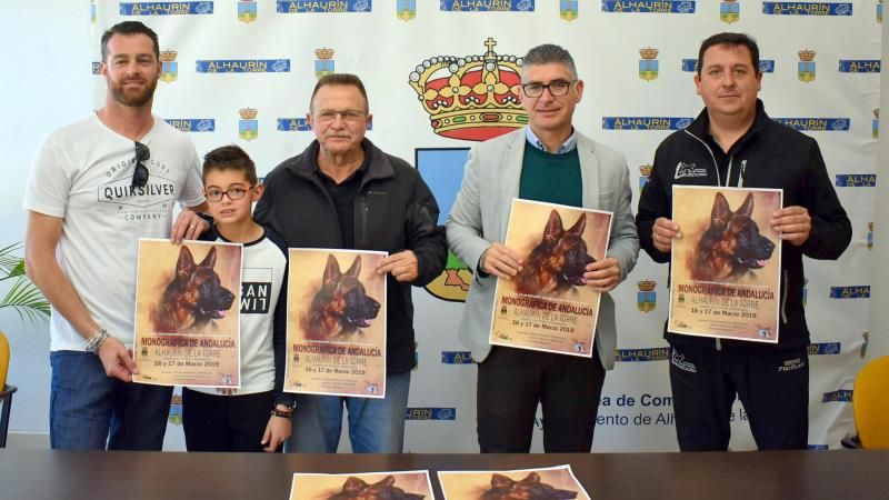 Alhaurín de la Torre albergará por primera vez una exposición monográfica de perros pastor alemán
