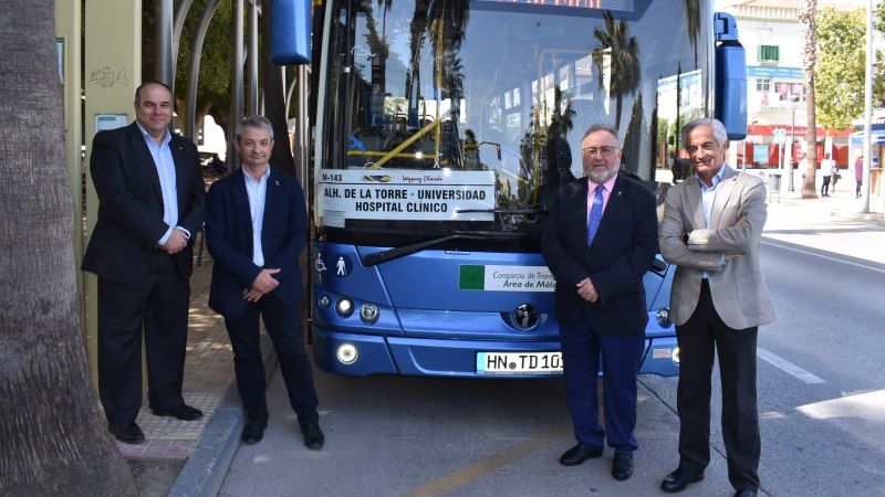 Alhaurín de la Torre estrena el primer autobús interurbano eléctrico de Andalucía