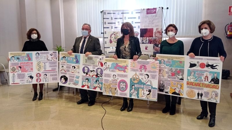 El Área de Igualdad celebra el Día de la Mujer en la Ciencia con una exposición dirigida a escolares