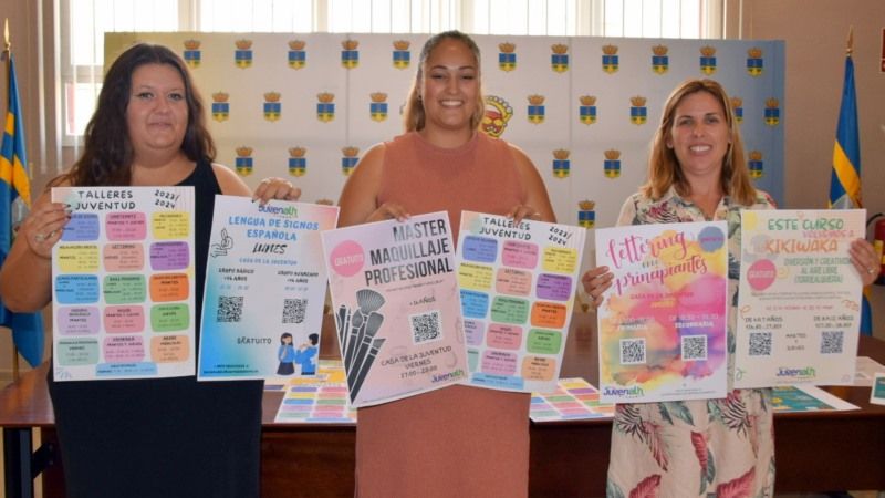 El Área de Juventud renueva su oferta gratuita de cursos y talleres de ocio y tiempo libre
