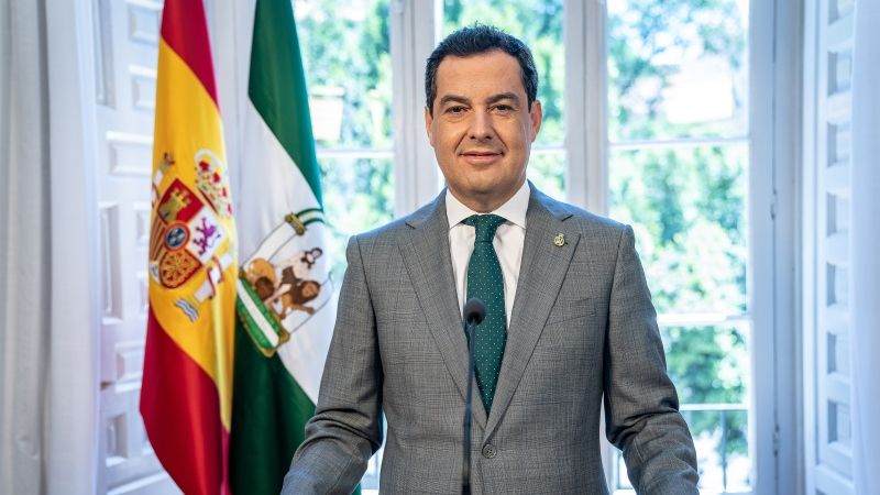 Moreno anuncia el Plan AIRE con 165 millones de euros para crear 19.000 empleos en los municipios de Andalucía