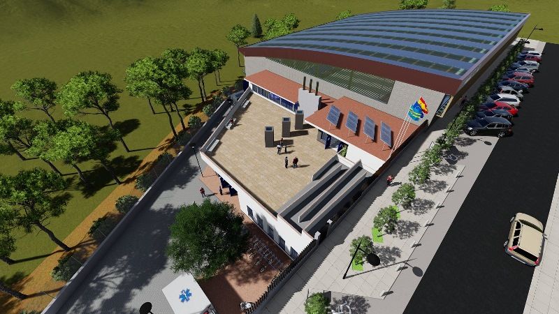 Ampliado hasta el 30 de abril el plazo del concurso para las obras del pabellón polideportivo