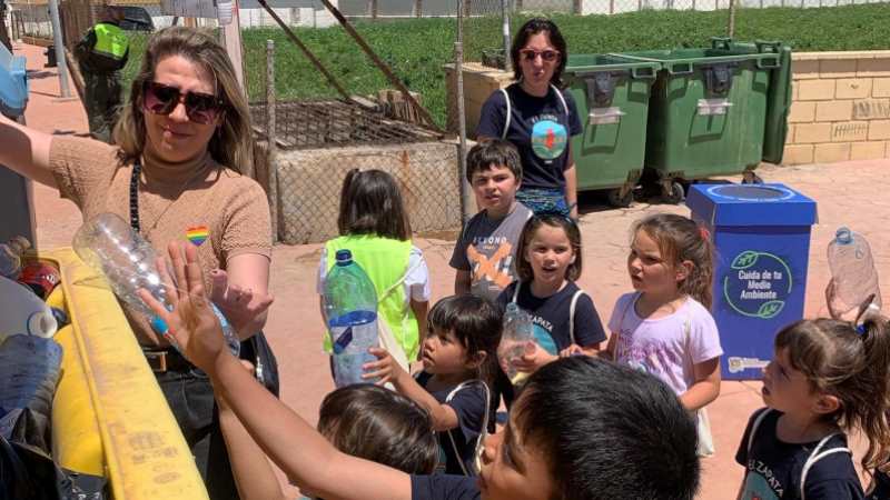 Los pequeños de Zapata celebraron el Día Mundial del Reciclaje