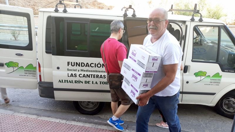 Las ayudas a familias necesitadas, un pilar de la línea de trabajo de la Fundación Las Canteras