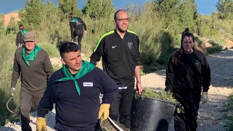 Recogida de romero para la Vera+Cruz de Alhaurín de la Torre