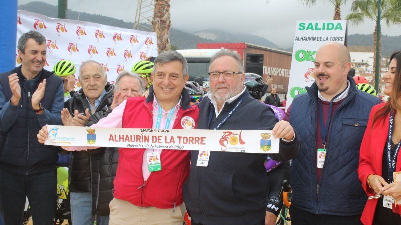 Alhaurín de la Torre despide a los participantes de de la 66ª Vuelta Ciclista a Andalucía
