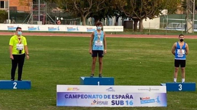 El joven Salvador García, campeón de España de Peso Sub-16
