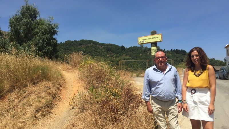 La Diputación invierte 60.000 euros en la creación de un sendero de subida a la Sierra del Hacho de Gaucín