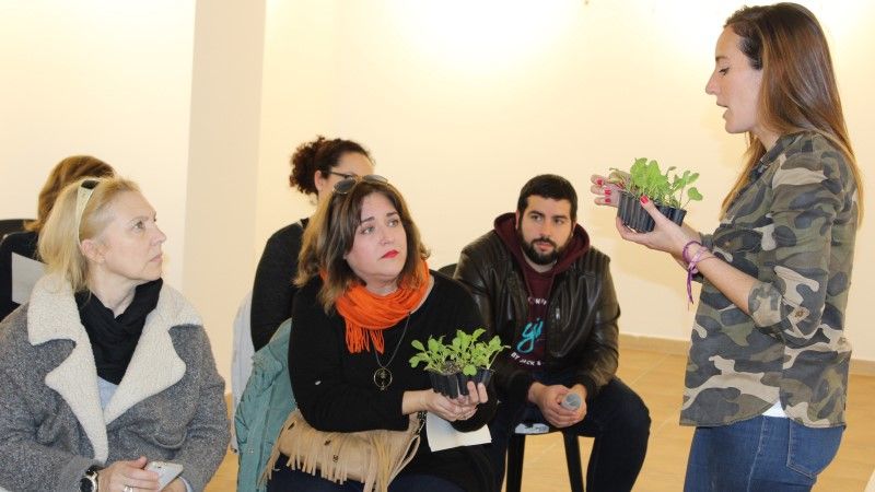 Gran acogida del nuevo taller de huerto urbano celebrado en la Finca El Portón