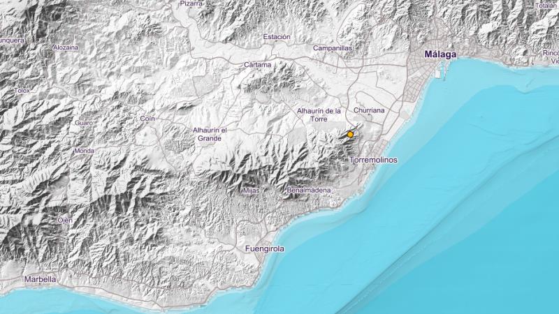Alhaurín de la Torre registra un terremoto de 2,8 grados