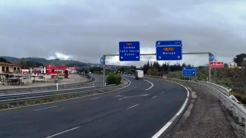 El tráfico en las carreteras autonómicas cae un 70 por ciento durante el Estado de Alarma