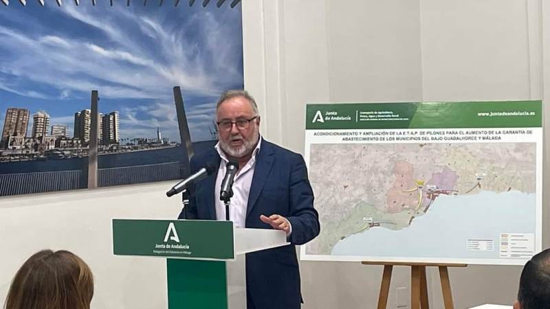 Villanova celebra el compromiso de la Junta con el gran proyecto para traer agua a Alhaurín de la Torre