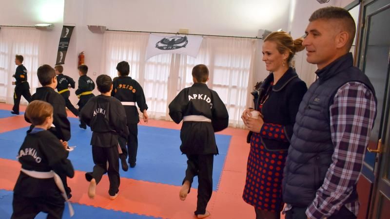 El centro social de Pinos de Alhaurín de Alhaurín acoge clases de 'hapkido'