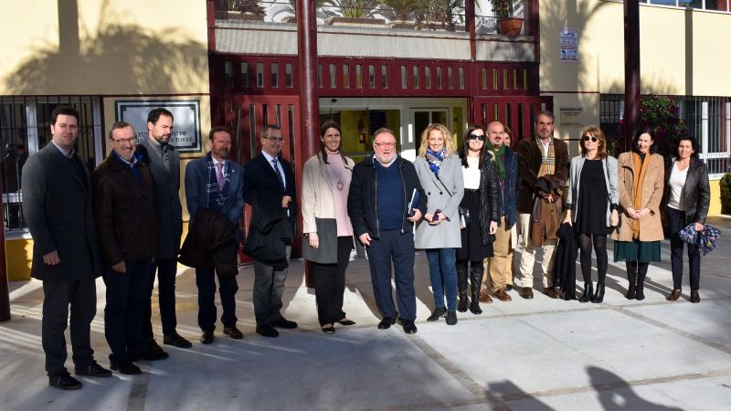 El equipo de la Delegación de Educación visita Alhaurín para estudiar mejoras y nuevos proyectos