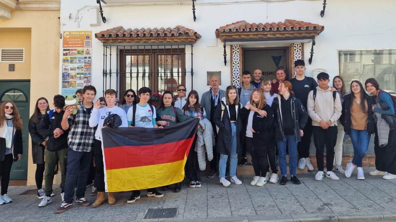 Visita guiada en inglés para alumnos europeos de intercambio